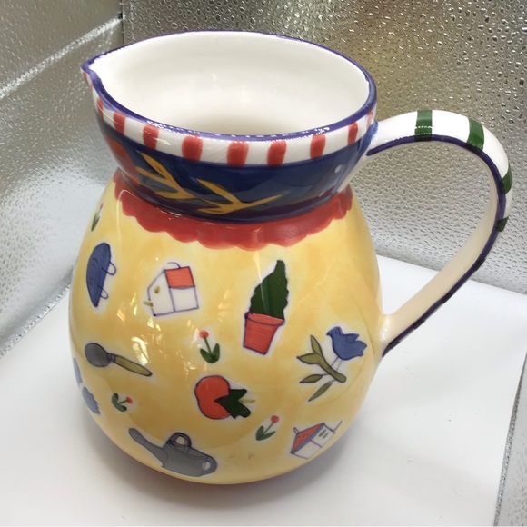 NWOT Beautiful Spring Easter Pitcher - Picture 2 of 3